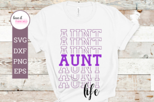 Aunt Life Mirror Word Graphics for Crafts