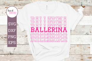 Ballerina Mirror Word Cut File for Graphics and Crafts