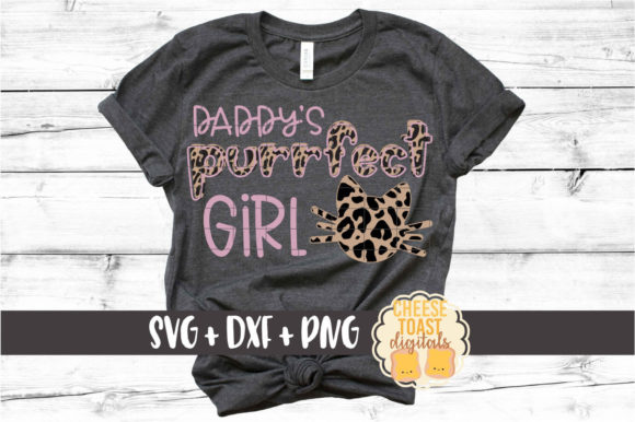 Daddy's Purrfect Girl Graphics and Crafts