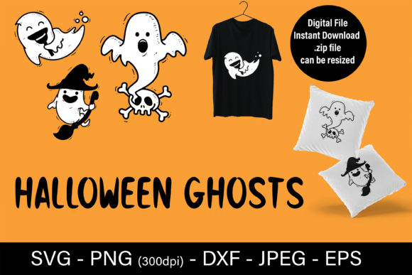 Halloween Ghost - Ghost Faces Graphics
