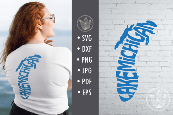 Lake Michigan Svg Cut File, Graphics & Crafts