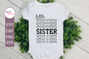 Little Sister Mirrored: Graphics for Crafts and Small Business Branding