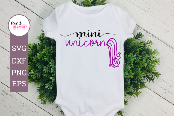 Mini Unicorn Graphics for Crafts