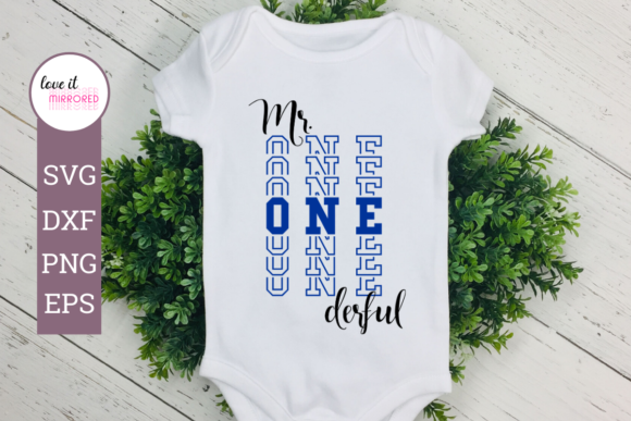 Mr. Onederful 1st Birthday Design
