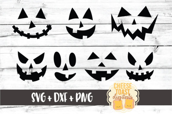 Pumpkin Faces Graphics for Crafts