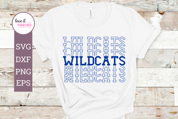 Wildcats Mirror Word Cut File: Graphics and Crafts