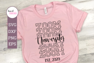 Zoom University Mirror Word Graphics and Crafts